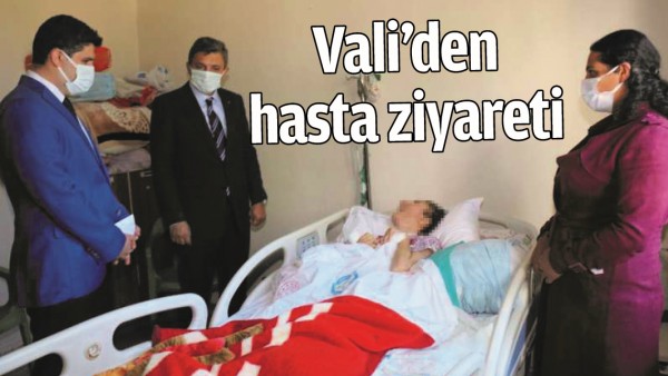 VALİ&rsquo;DEN HASTA ZİYARETİ