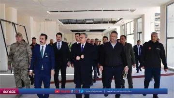 Valisi Su, &Ccedil;ınar'da &ccedil;alışmaları denetledi