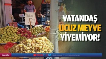 Vatandaş ucuz meyve yiyemiyor!
