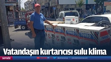 Vatandaşın kurtarıcısı sulu klima