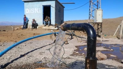 Vatandaşlar i&ccedil;me suyuna kavuştu