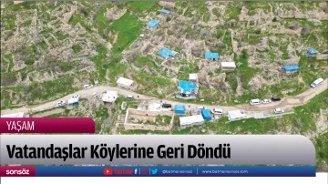 Vatandaşlar K&ouml;ylerine Geri D&ouml;nd&uuml;
