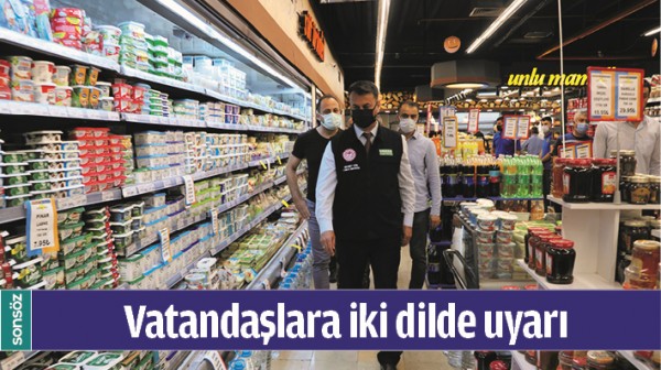 Vatandaşlara iki dilde uyarı