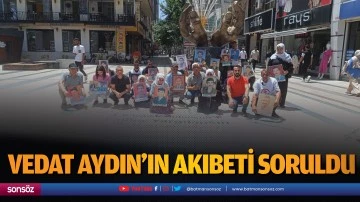 Vedat Aydın&rsquo;ın akıbeti soruldu