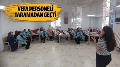 Vefa Personeli taramadan ge&ccedil;ti