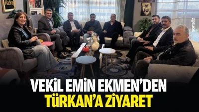 Vekil Emin Ekmen&rsquo;den T&uuml;rkan&rsquo;a ziyaret