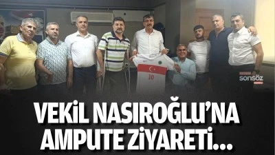 Vekil Nasıroğlu&rsquo;na Ampute ziyareti&hellip;