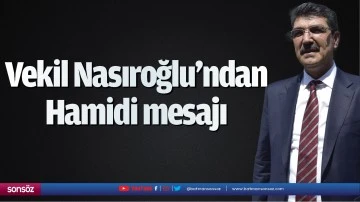 Vekil Nasıroğlu&rsquo;ndan Hamidi mesajı