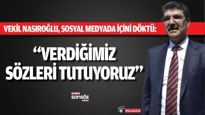 Vekil Nasıroğlu, sosyal medyada i&ccedil;ini d&ouml;kt&uuml;
