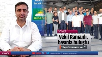 Vekil Ramanlı, basınla buluştu