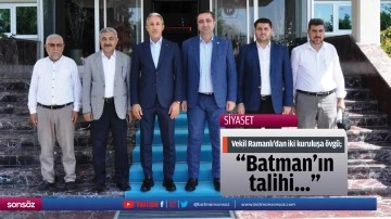 Vekil Ramanlı&rsquo;dan iki kuruluşa &ouml;vg&uuml;; &ldquo;Batman&rsquo;ın talihi&hellip;&rdquo;