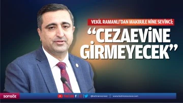 Vekil Ramanlı&rsquo;dan Makbule Nine sevinci; &ldquo;Cezaevine girmeyecek&rdquo;