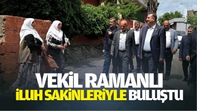 Vekil Ramanlı, İluh sakinleriyle buluştu