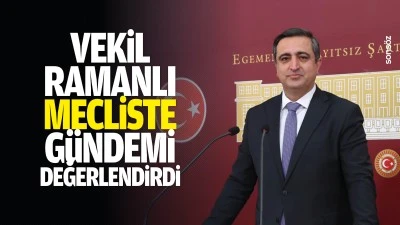 Vekil Ramanlı, mecliste g&uuml;ndemi değerlendirdi