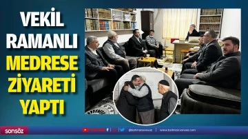 Vekil Ramanlı, medrese ziyareti yaptı