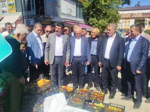 Vekil ve İl Başkanı, Sason&rsquo;u gezdi