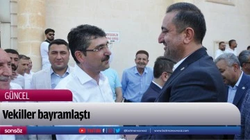 Vekiller bayramlaştı