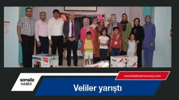 Veliler yarıştı