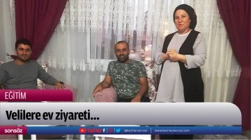 Velilere ev ziyareti&hellip;