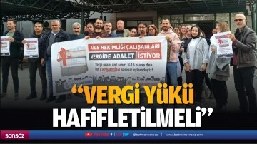 &ldquo;Vergi y&uuml;k&uuml; hafifletilmeli&rdquo;
