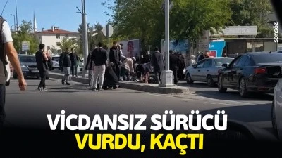 Vicdansız s&uuml;r&uuml;c&uuml; vurdu, ka&ccedil;tı