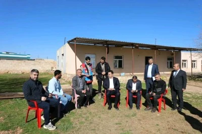 Viranşehir Kaymakamı &Uuml;lk&uuml;'den kırsal mahallelere ramazan ziyareti