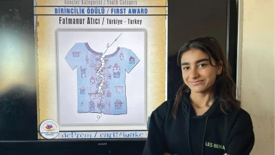 Viranşehirli &ouml;ğrenci karikat&uuml;r yarışmasında dereceye girdi