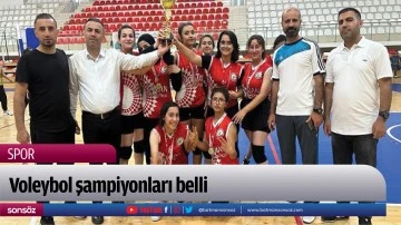 Voleybol şampiyonları belli