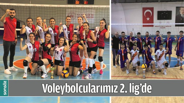 VOLEYBOLCULARIMIZ 2. LİG&rsquo;DE