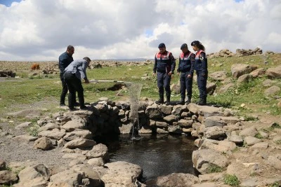 Volkanik dağın eteklerindeki "doğal akvaryum" incelemeye alındı