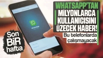 WHATSAPP'TAN MİLYONLARCA KULLANICISINI &Uuml;ZECEK HABER!