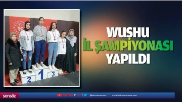 Wushu il şampiyonası yapıldı