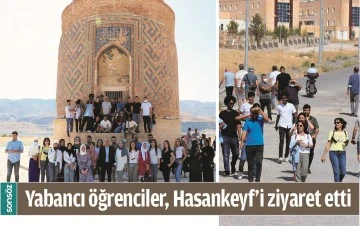 YABANCI &Ouml;ĞRENCİLER, HASANKEYF'İ ZİYARET ETTİ