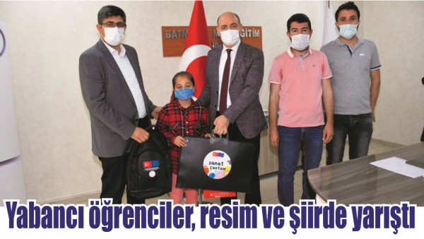 YABANCI &Ouml;ĞRENCİLER, RESİM VE ŞİİRDE YARIŞTI