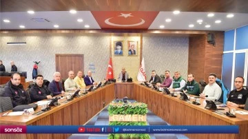Yağışlara karşı alınan &ouml;nlemlere ilişkin toplantı d&uuml;zenlendi