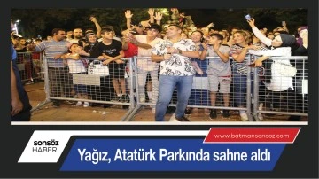 YAĞIZ, ATAT&Uuml;RK PARKINDA SAHNE ALDI