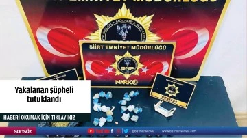 Yakalanan ş&uuml;pheli tutuklandı