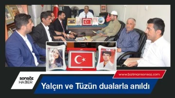 Yal&ccedil;ın ve T&uuml;z&uuml;n dualarla anıldı
