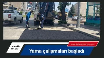 Yama &ccedil;alışmaları başladı