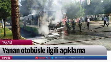 Yanan otob&uuml;sle ilgili a&ccedil;ıklama