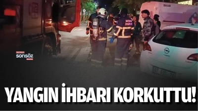Yangın ihbarı asılsız &ccedil;ıktı!