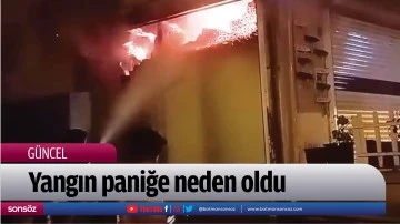 Yangın paniğe neden oldu 