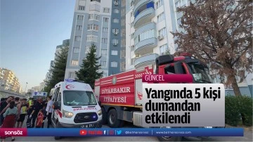 Yangında kişi dumandan etkilendi