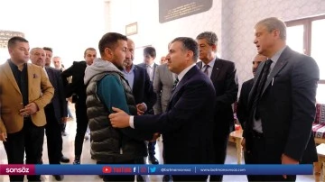 Yangında &ouml;len &ccedil;ocuğun ailesine taziye ziyareti