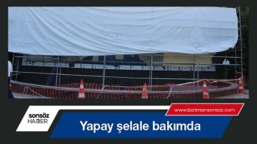 Yapay şelale bakımda