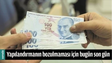 YAPILANDIRMANIN BOZULMAMASI İ&Ccedil;İN BUG&Uuml;N SON G&Uuml;N