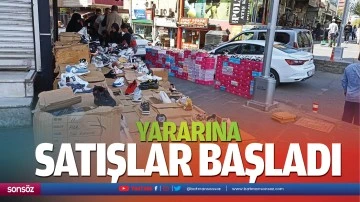 Yararına satışlar başladı