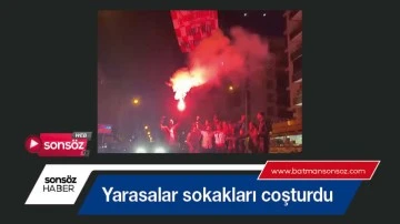 Yarasalar sokakları coşturdu