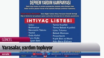 Yarasalar, yardım topluyor
