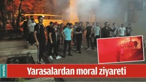 YARASALARDAN MORAL ZİYARETİ